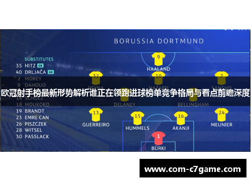 欧冠射手榜最新形势解析谁正在领跑进球榜单竞争格局与看点前瞻深度